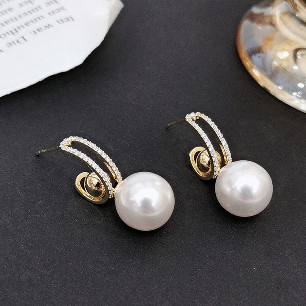 Natural Cultured Pearl Detachable S925 Needle Earrings